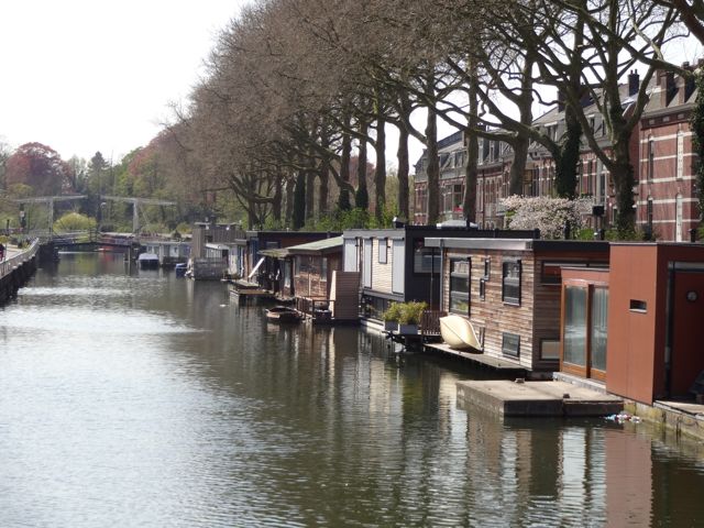 Houses along the waterfront