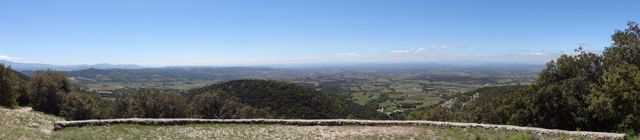 Panoramic of the Drôme region as seen from la Chappelle