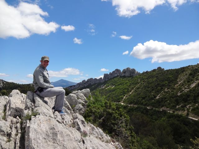 Relaxing on the Dentelles de Montmirail