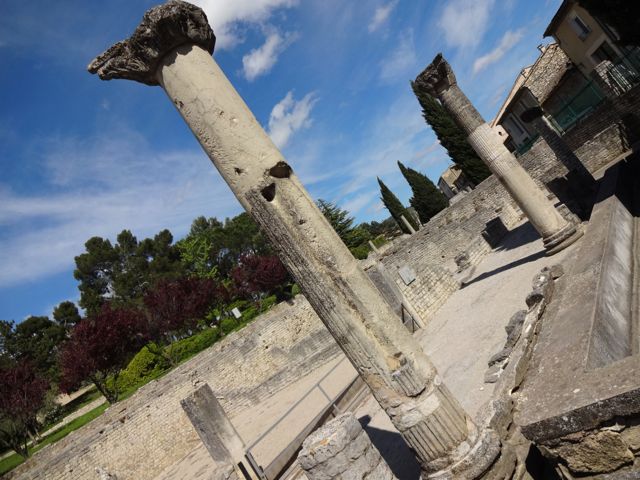 Ancient Roman ruins in Romaine-la-Vaiselle
