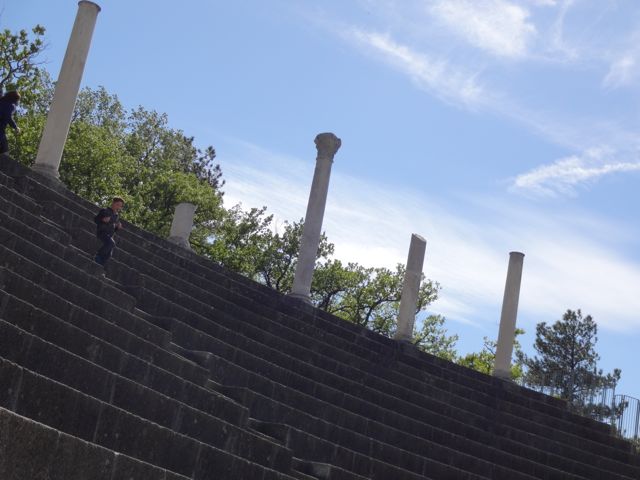 Ancient Roman amphitheatre in Romaine-la-Vaiselle