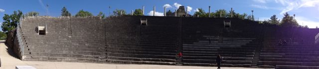 Ancient Roman amphitheatre in Romaine-la-Vaiselle
