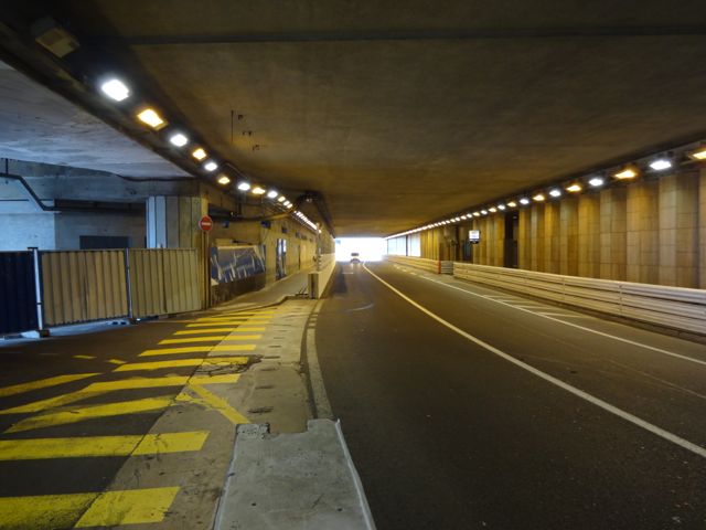 The Grand Prix circuit racing tunnel