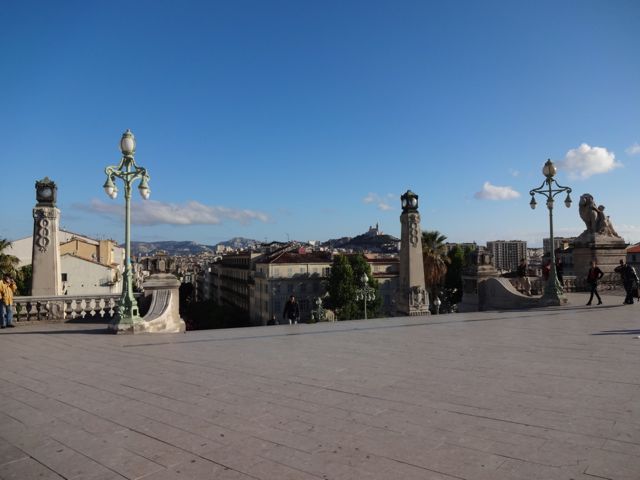 View of Marseille from Gare St. Charles