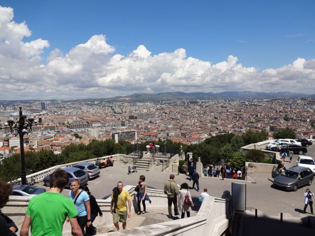 Marseille as seen from Notre Dame de la Garde