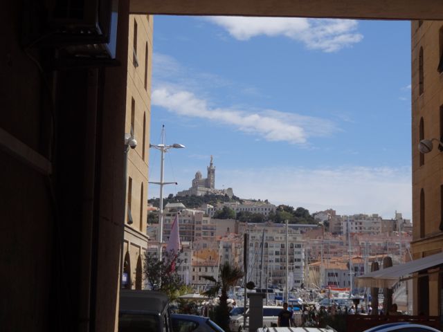 Notre Dame de la Garde seen from below
