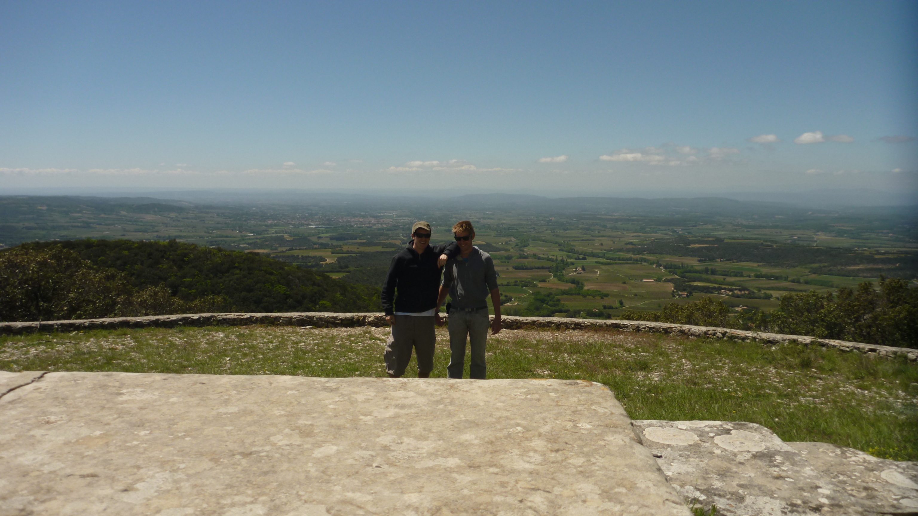 With local guide Julien