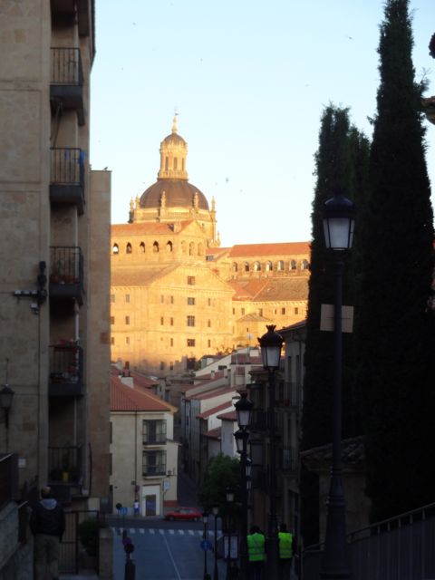 Catedral Nueva de la Asunción de la Virgen at sunset