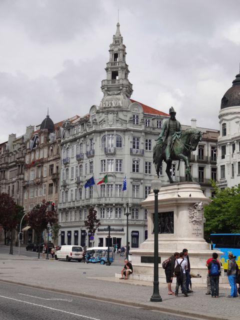 Main square of Oporto