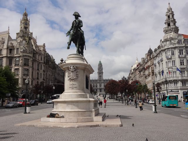 Main square of Oporto