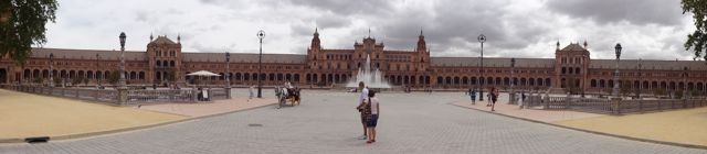 Panoramic of Plaza de España