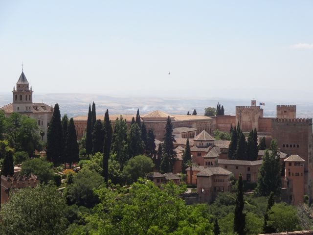 Alhambra as seen from Generalife