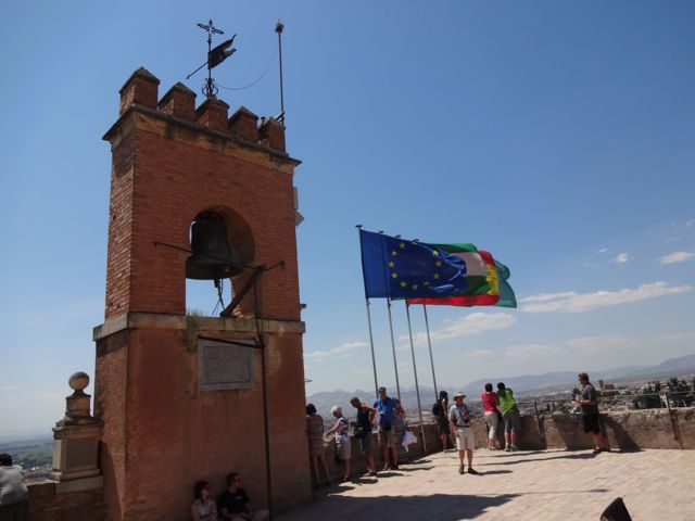 On top of the Torre de la Vera
