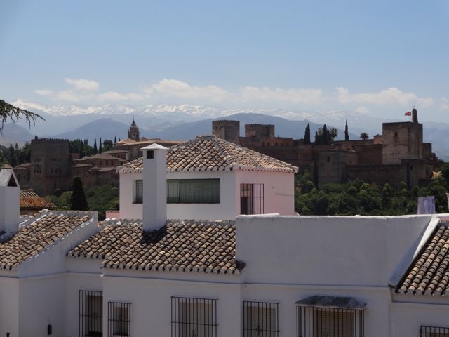 The Alhambra as seen from Mirador S. Nicolas