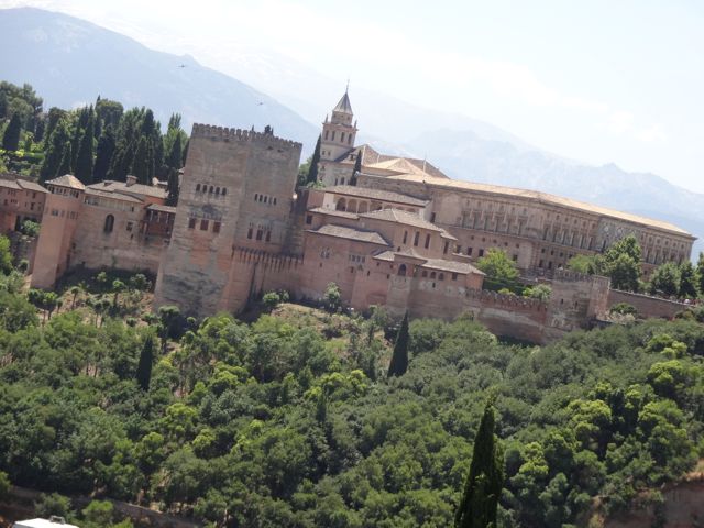The Alhambra as seen from Mirador S. Nicolas