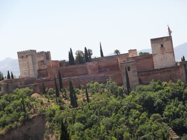 The Alhambra as seen from Mirador S. Nicolas