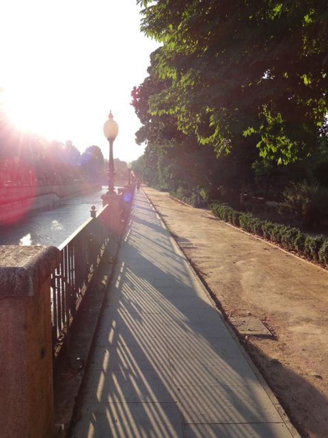 Sunset along the Rio Genil