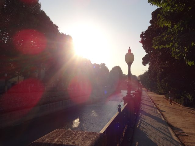 Sunset along the Rio Genil