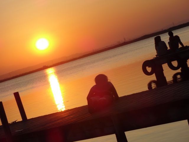 L'Albufera at sunset