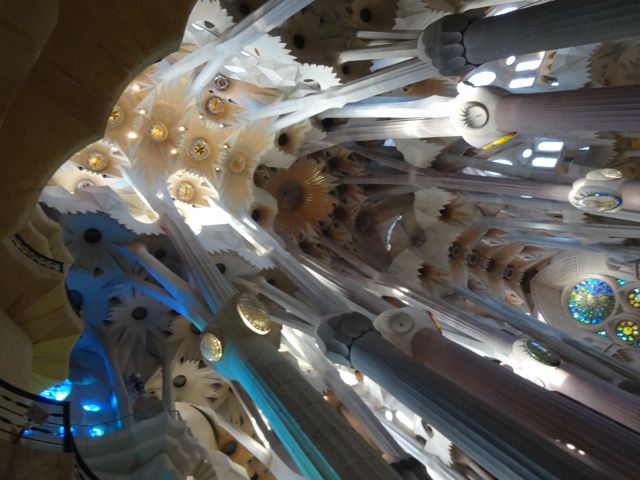 Interior of La Sagrada Família
