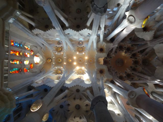 Interior of La Sagrada Família