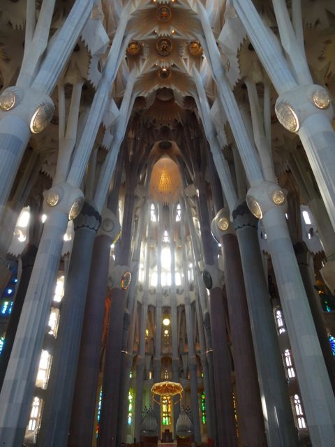 Interior of La Sagrada Família