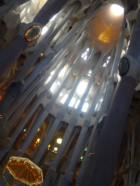 Interior of La Sagrada Família