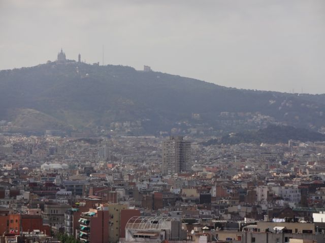 Barcelona as seen from Parc de Montjuïc
