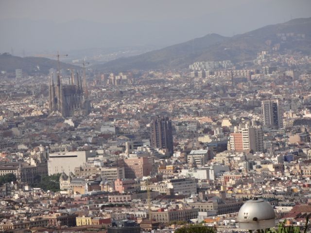 Barcelona as seen from Parc de Montjuïc