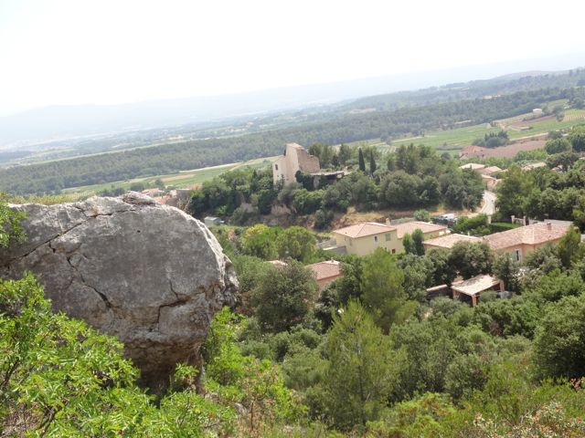 Looking out over Puyloubier