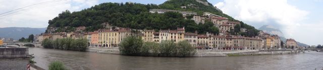 Panoramic of l'Isère