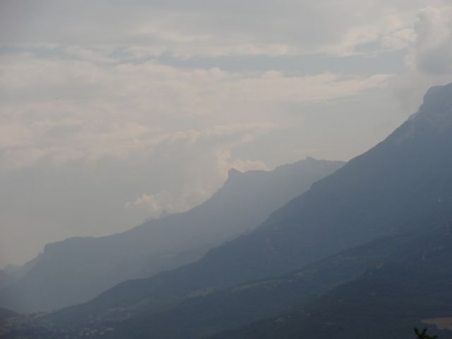 Mountains surrounding Grenoble