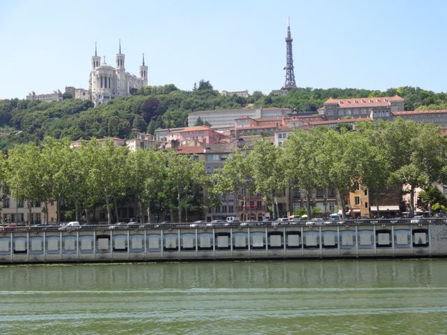 Basilique Notre-Dame de Fourvière overlooking Le Rhône