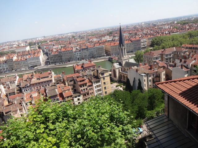 Lyon from above