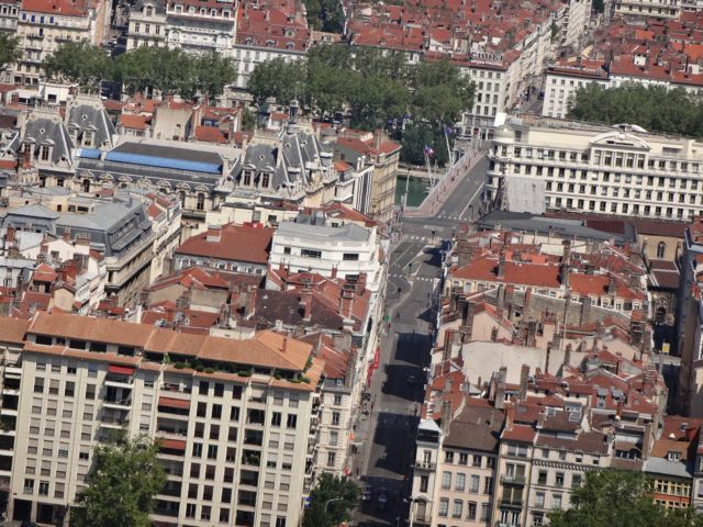 Lyon from above