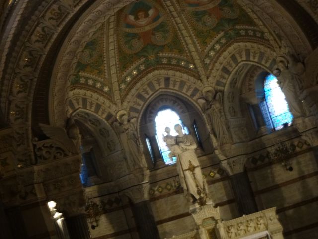 Interior of the Basilique Notre-Dame de Fourvière