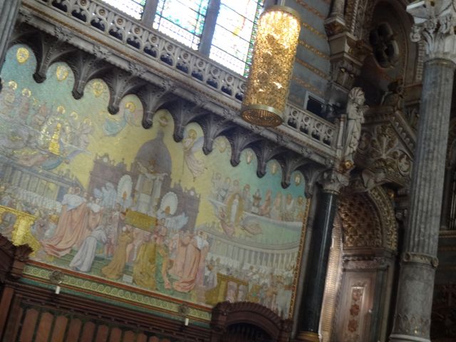 Interior of the Basilique Notre-Dame de Fourvière