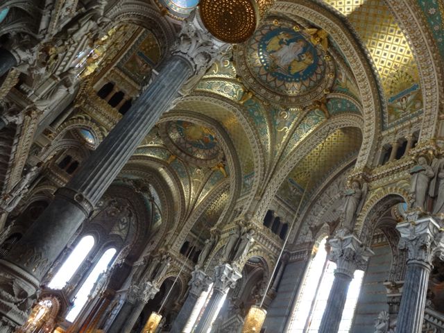 Interior of the Basilique Notre-Dame de Fourvière
