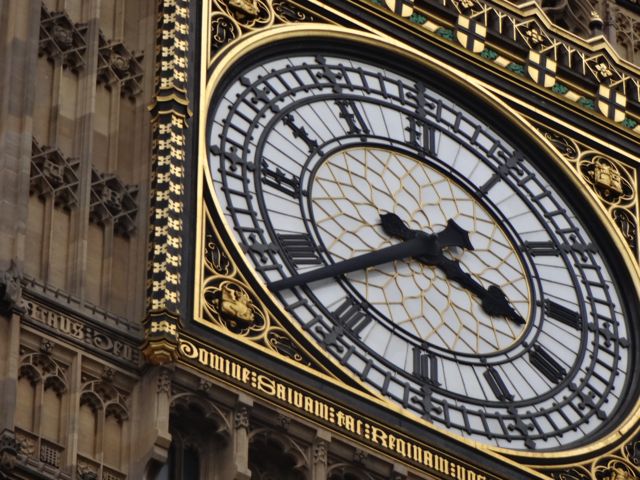 Big Ben clock face