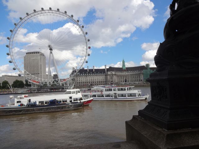 London Eye on the Thames