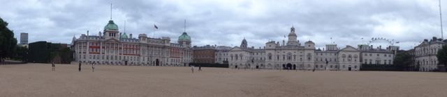 Panoramic of Horse Guards Parade
