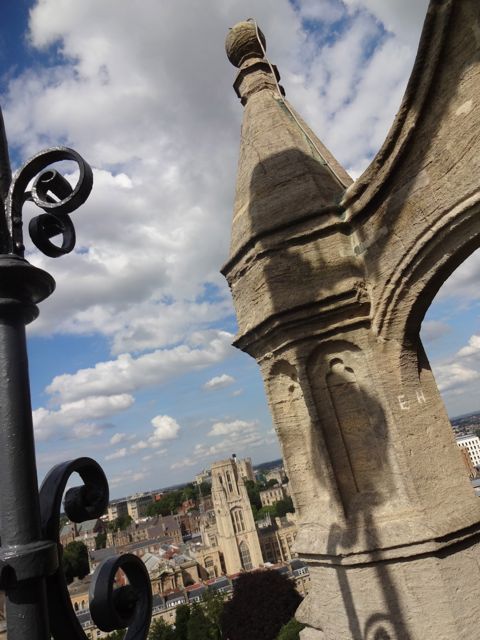 Looking towards Bristol University from Cabot Tower