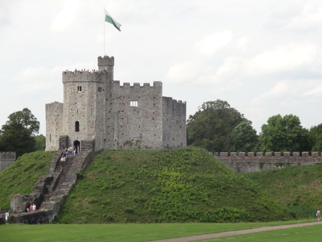 The Norman Keep of the Cardiff Castle