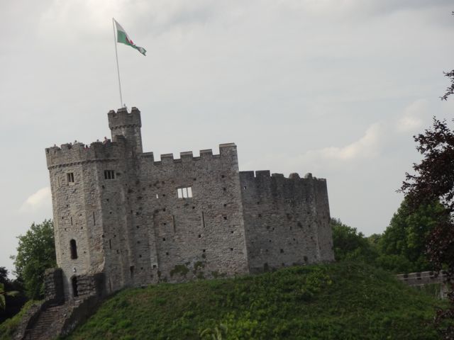 The Norman Keep of the Cardiff Castle