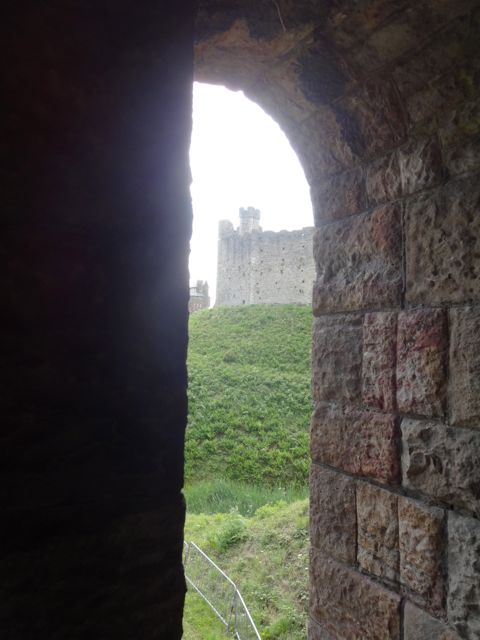 View of the Norman Keep from the walls of the Cardiff Castle