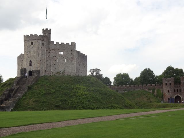 The Norman Keep of the Cardiff Castle