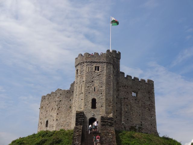 The Norman Keep of the Cardiff Castle