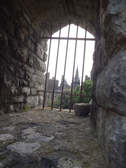 View from inside the Norman Keep