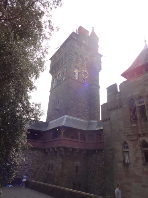 The Clock Tower of the Cardiff Castle