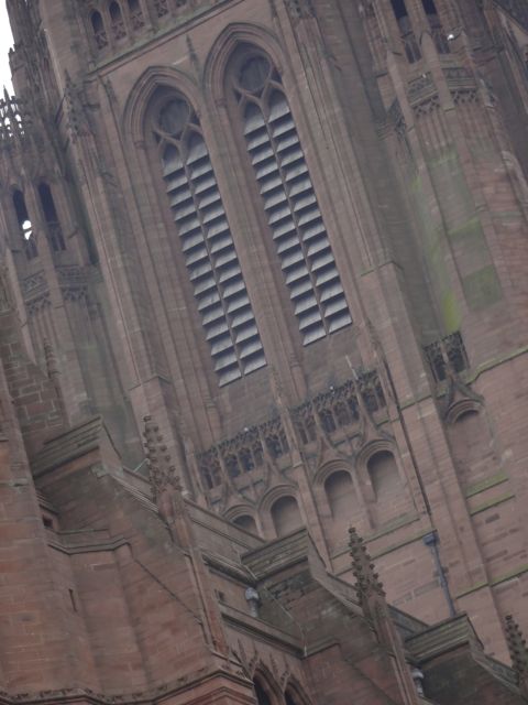 Detail of the Liverpool Cathedral exterior
